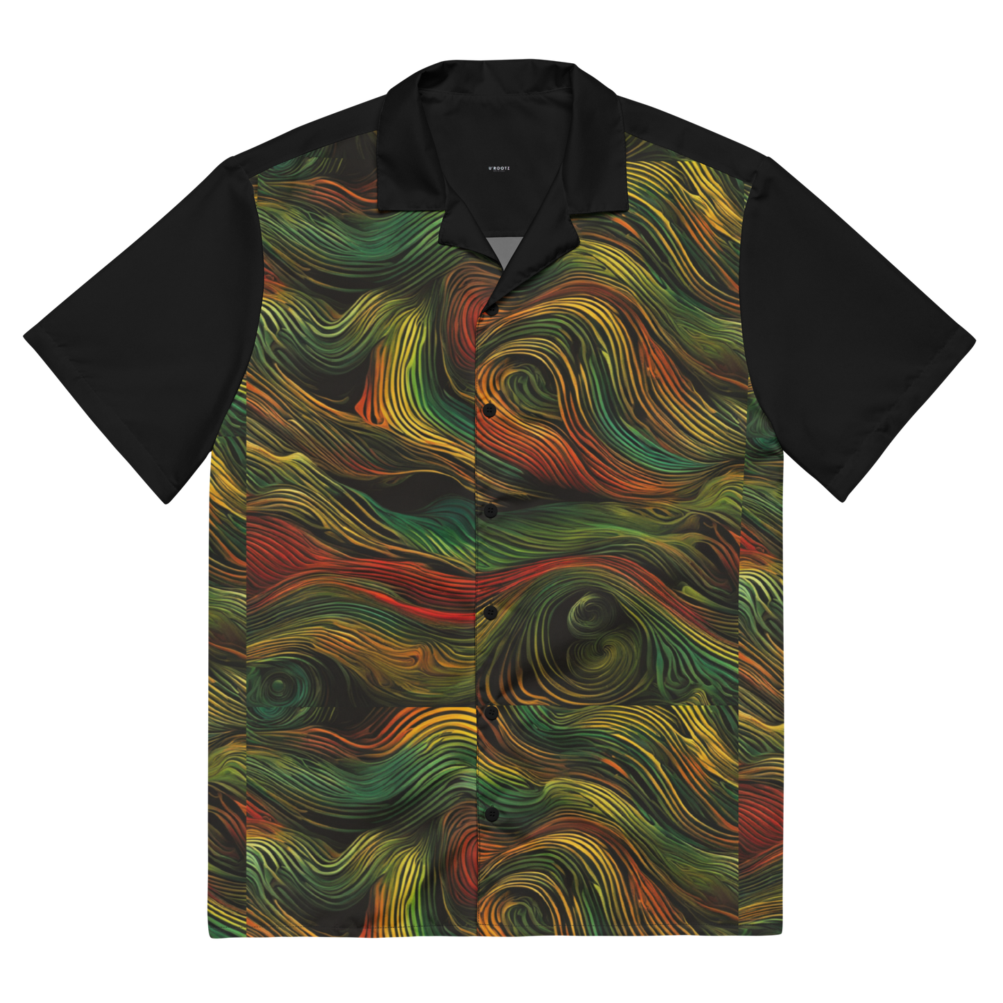 Unissex Reggae Artrootz Button Shirt