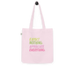 Organic fashion tote bag